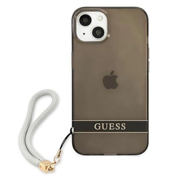 Guess GUHCP13SHTSGSK iPhone 13 mini 5.4" black/black hardcase Translucent Stap_2