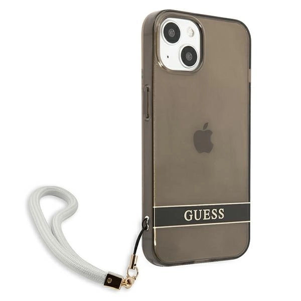 Guess GUHCP13SHTSGSK iPhone 13 mini 5.4" black/black hardcase Translucent Stap_3