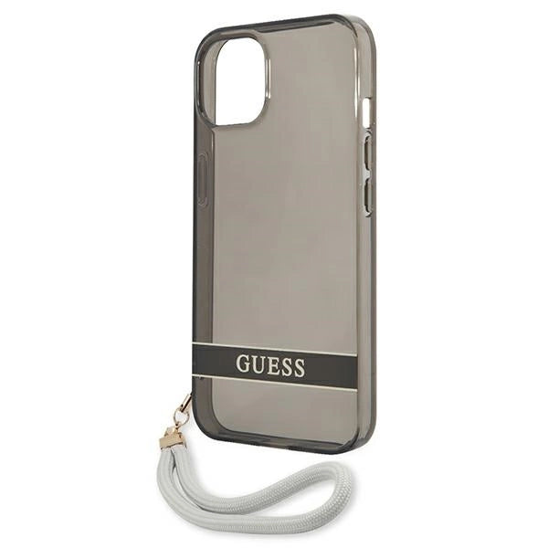 Guess GUHCP13SHTSGSK iPhone 13 mini 5.4" black/black hardcase Translucent Stap_5