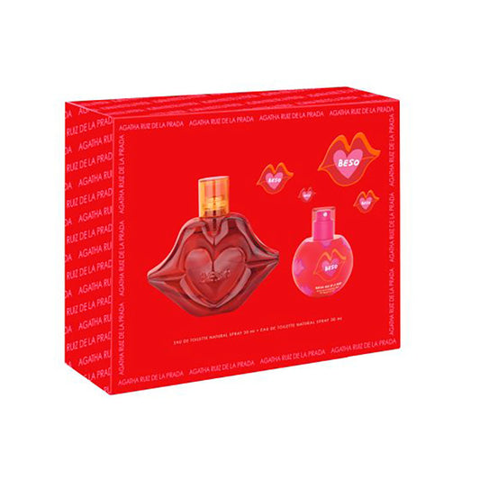 Conjunto de colÃ´nia agatha_beso 100 ml + bolha 30 ml_0