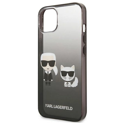 Karl Lagerfeld KLHCP13STGKCK iPhone 13 mini 5,4" hardcase czarny/black Gradient Ikonik Karl & Choupette_5