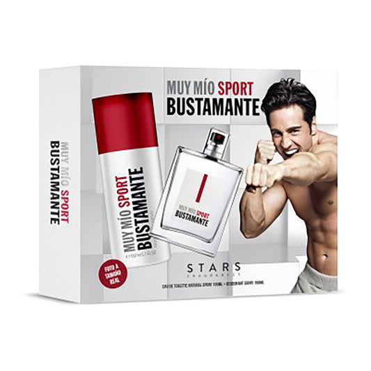 Busta muy mÃ­o sport nÃ©cessaire colÃ³nia 100 ml + desodorante spray 150 ml_0