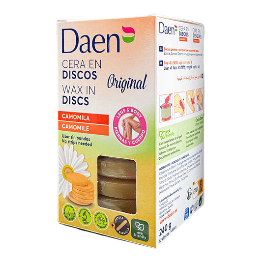 Cera depilatÃ³ria em discos, camomila, 12 pastilhas_0