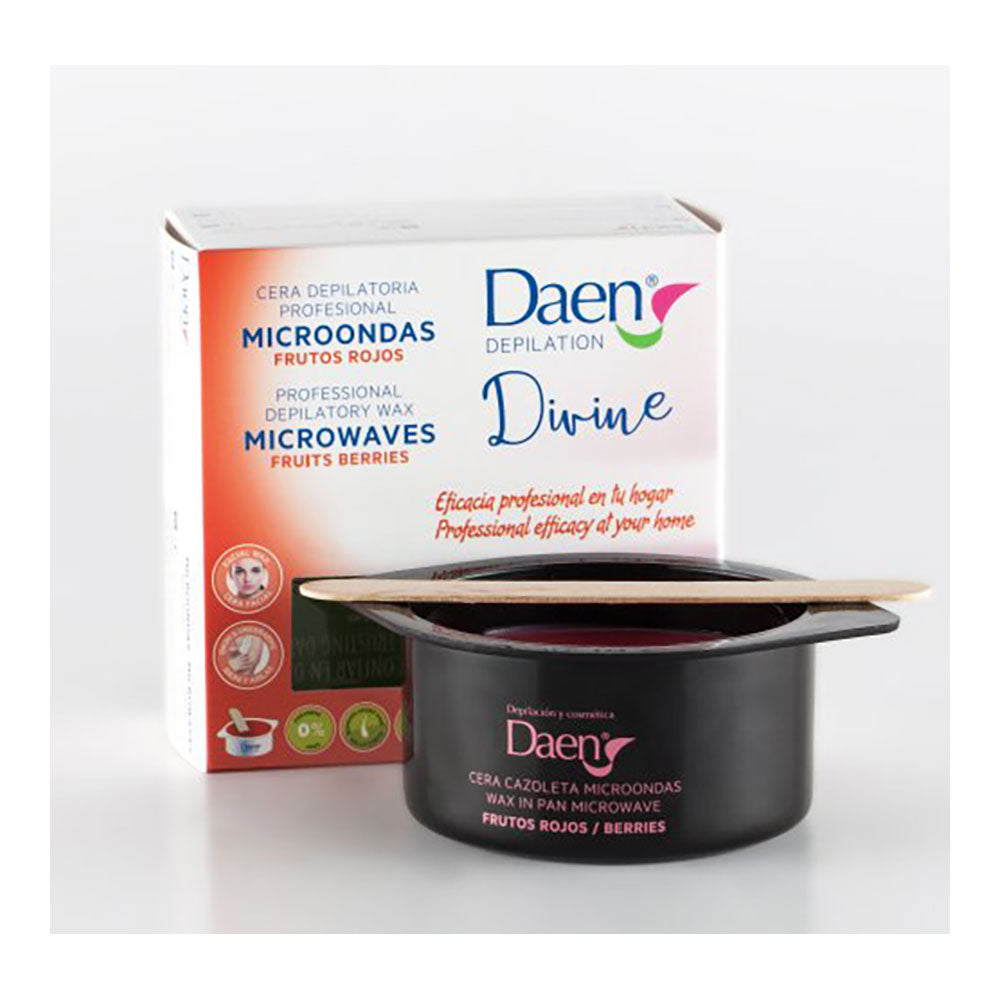 Pote de cera quente para micro-ondas, frutos vermelhos, 90 g_0