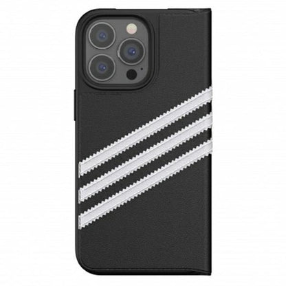 Adidas OR Booklet Case PU iPhone 13 Pro / 13 6,1" czarno biały/black white 47112_4