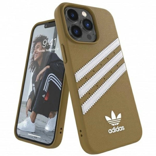 Adidas OR Moulded PU iPhone 13 Pro Max 6,7" beżowo-złoty/beige-gold 47807_0