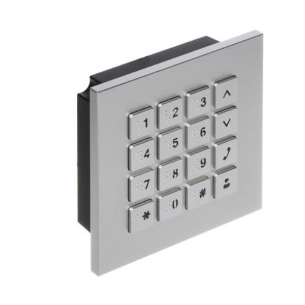 (DHI-VTO4202F-MK) DAHUA MÃ“DULO CON TECLADO PARA VIDEOPORTERO EXTERIOR MODULAR SERIE VTO4202F 100X100MM_0