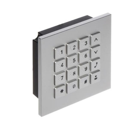 (DHI-VTO4202F-MK) DAHUA MÃ“DULO CON TECLADO PARA VIDEOPORTERO EXTERIOR MODULAR SERIE VTO4202F 100X100MM_0