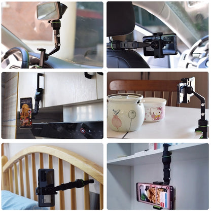 Adjustable car rearview mirror holder for smartphone_6