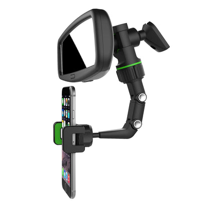 Adjustable car rearview mirror holder for smartphone_1