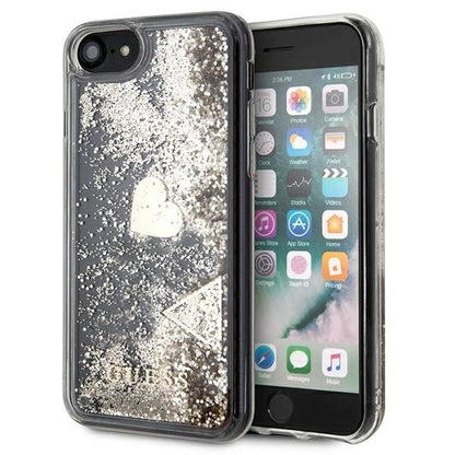 Guess GUOHCI8GLHFLGO iPhone 7/8/SE 2020 /SE 2022 gold/gold hard case Glitter Charms_0