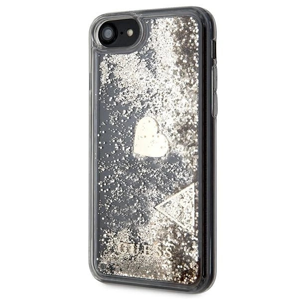 Guess GUOHCI8GLHFLGO iPhone 7/8/SE 2020 /SE 2022 gold/gold hard case Glitter Charms_1