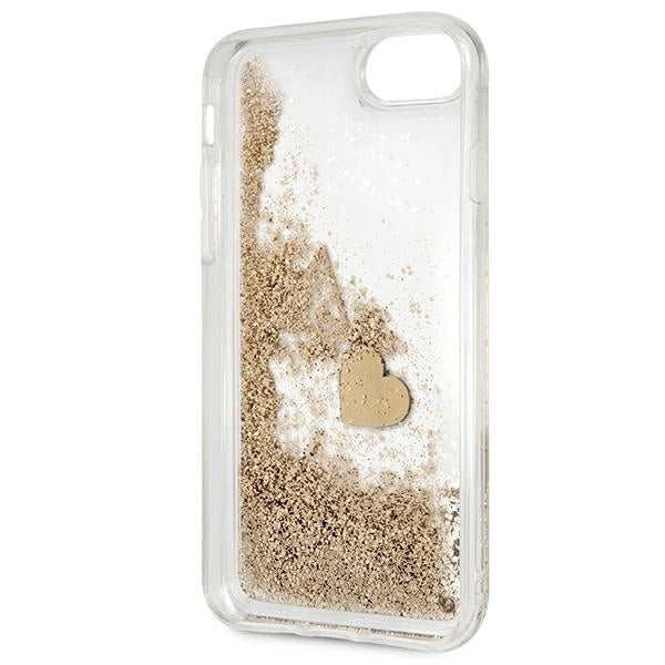 Guess GUOHCI8GLHFLGO iPhone 7/8/SE 2020 /SE 2022 gold/gold hard case Glitter Charms_3