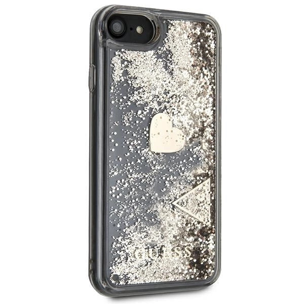 Guess GUOHCI8GLHFLGO iPhone 7/8/SE 2020 /SE 2022 gold/gold hard case Glitter Charms_4