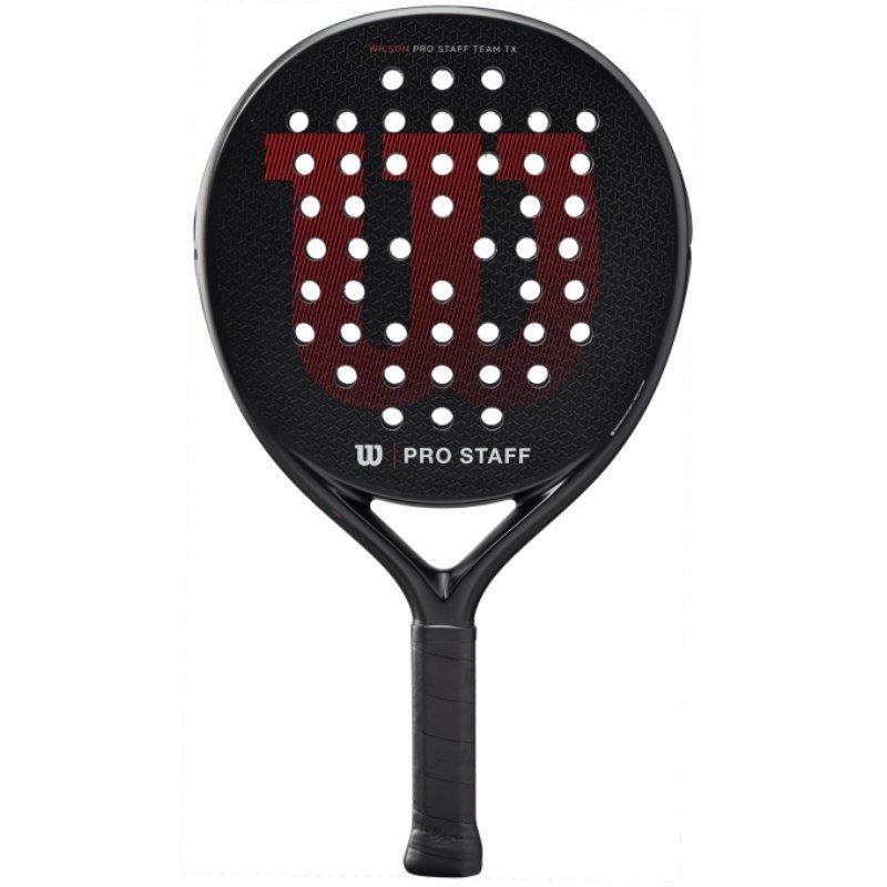 Raquete de PAdel Wilson Pro Staff Team TX V2/ Preta e Vermelha