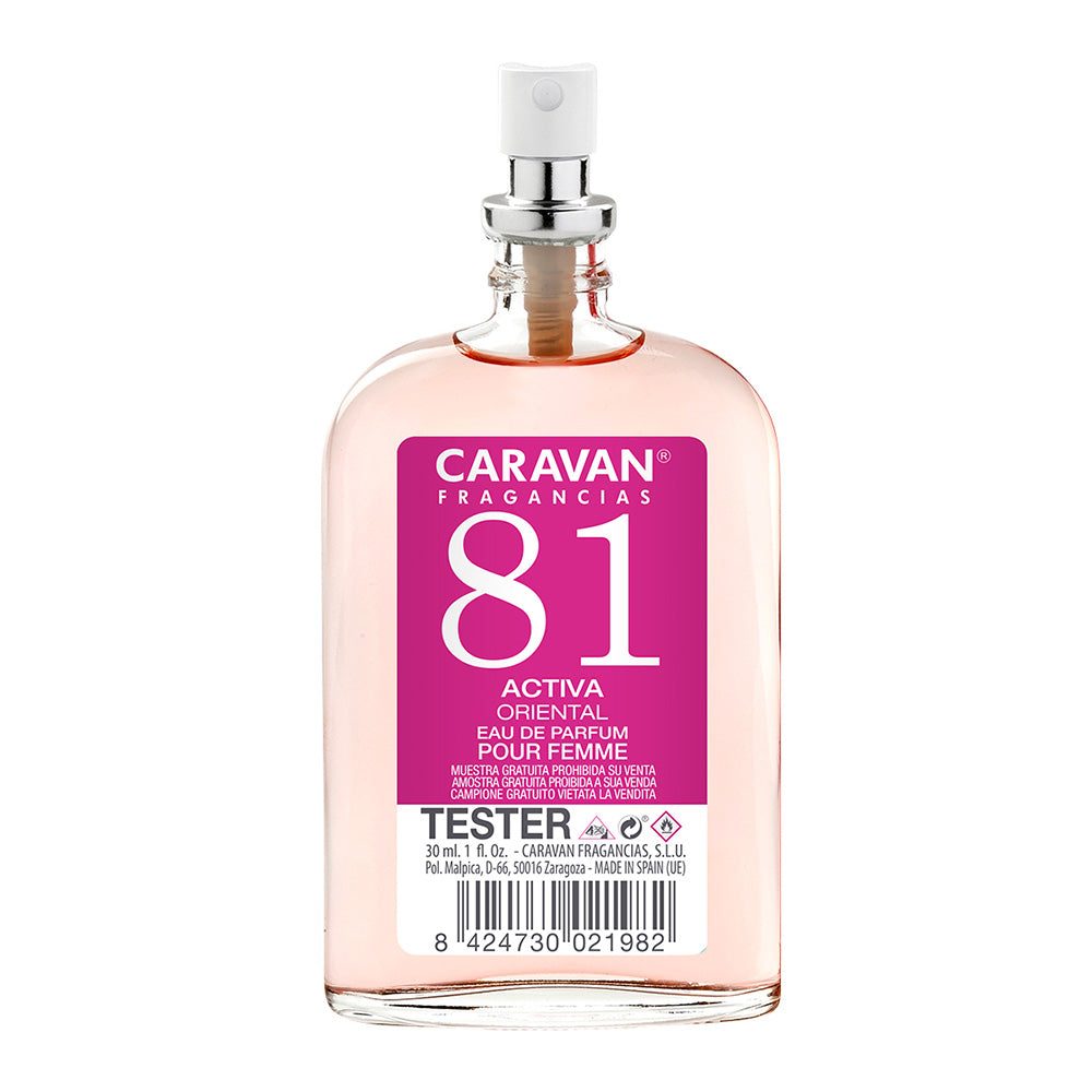 Tester 30ml caravan edp sra nÂº 81 mulher grÃ¡tis pela compra de 4 unid. da fragÃ¢ncia correspondente ao tester_0