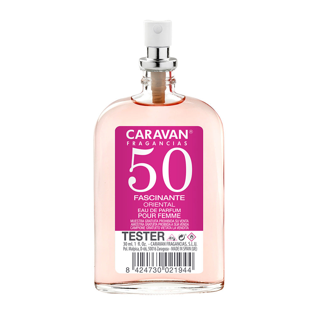 Tester 30ml caravan edp sra nÂº 50 mulher grÃ¡tis pela compra de 4 unid. da fragÃ¢ncia correspondente ao tester_0
