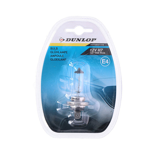 Lampada para automovel 12v h7 55w dunlop_0