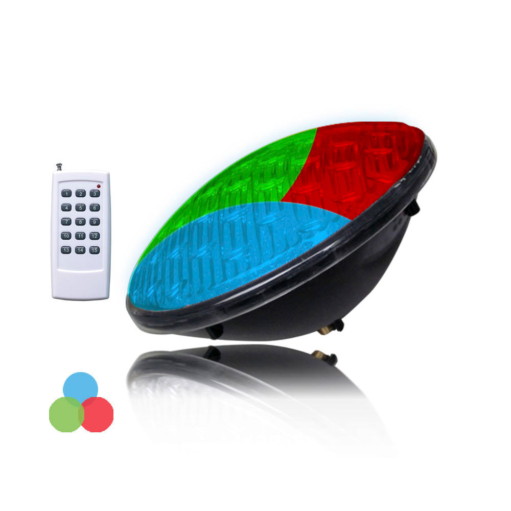 LÃ¢mpada de piscina led par56 9w 500lm rgb multicor ip68 Ã¸17,6x6cm edm_0