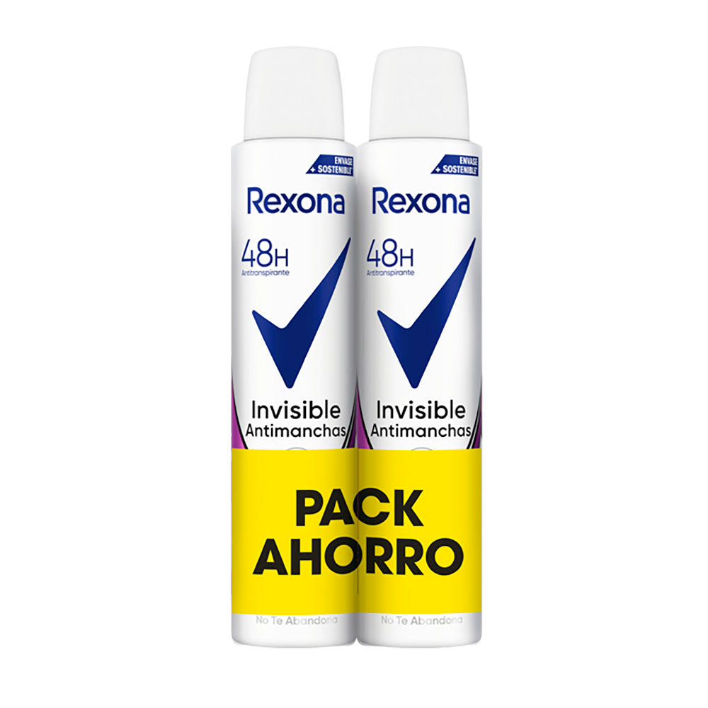 Desodorante spray anti-manchas invisÃ­vel 48 h 200 ml, pacote com 2 unidades_0