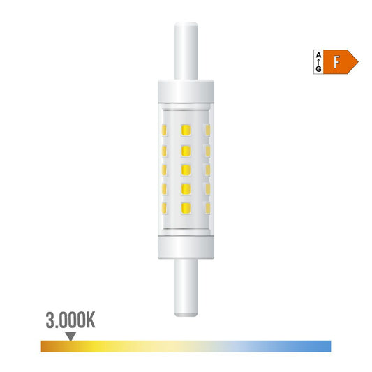 LÃ¢mpada linear led 78 mm, r7s, 5 w, 500 lm, 3000 k, luz quente, regulÃ¡vel, Ã¸15 x 78 mm_0