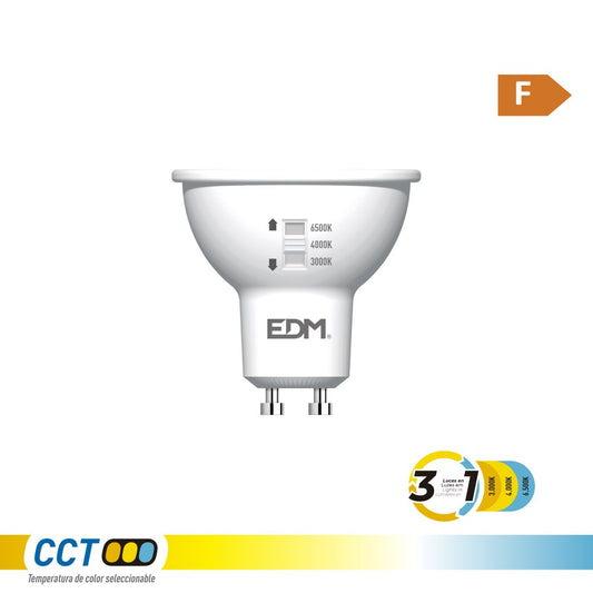 LÃ¢mpada led dicroica gu10, 5 w, 450 lm, 3 cct, Ã¸50 x 62 mm_0