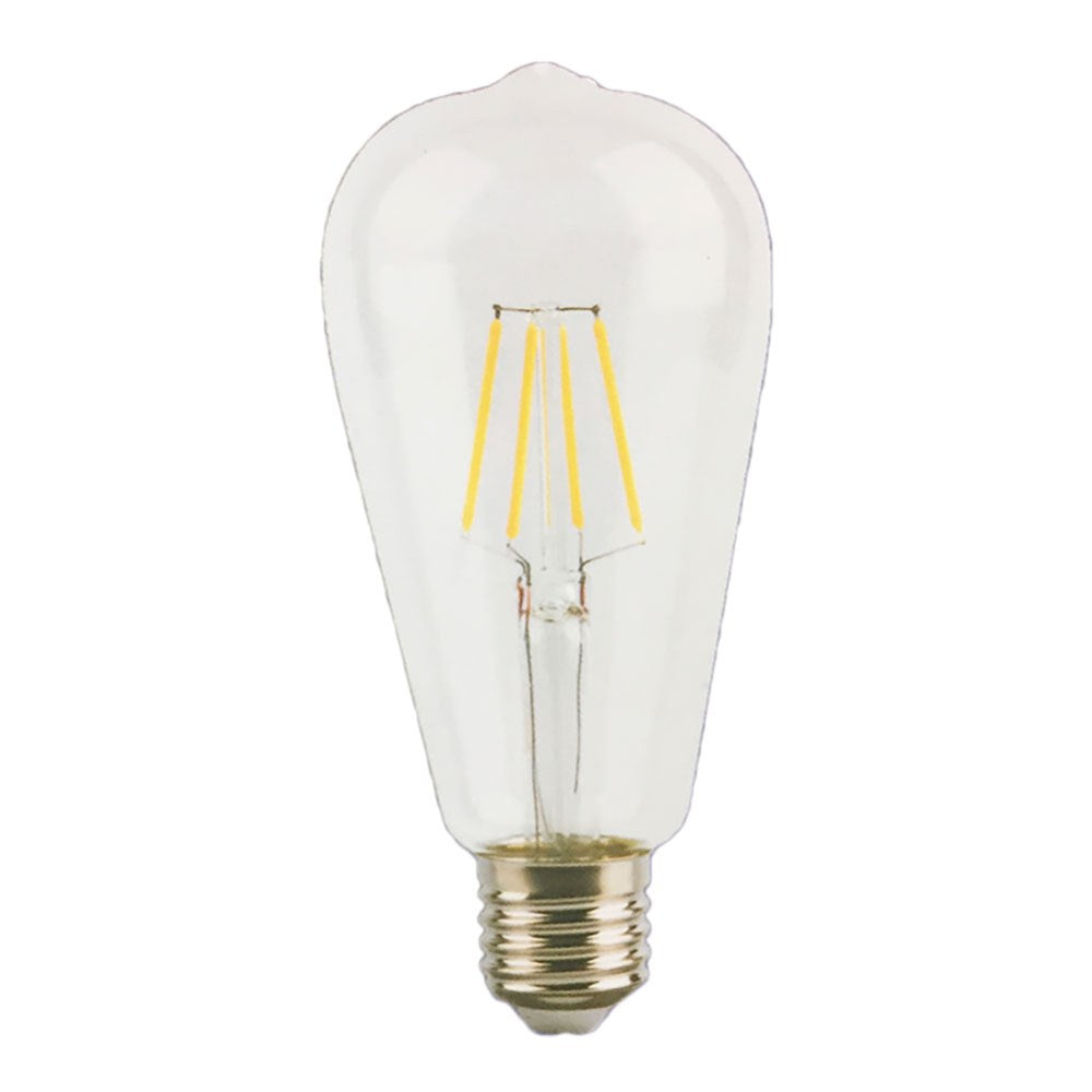 LÃ¢mpada edison filamento led st64 e27, 4 w, 470 lm, luz quente, Ã¸64 x 142 mm_0
