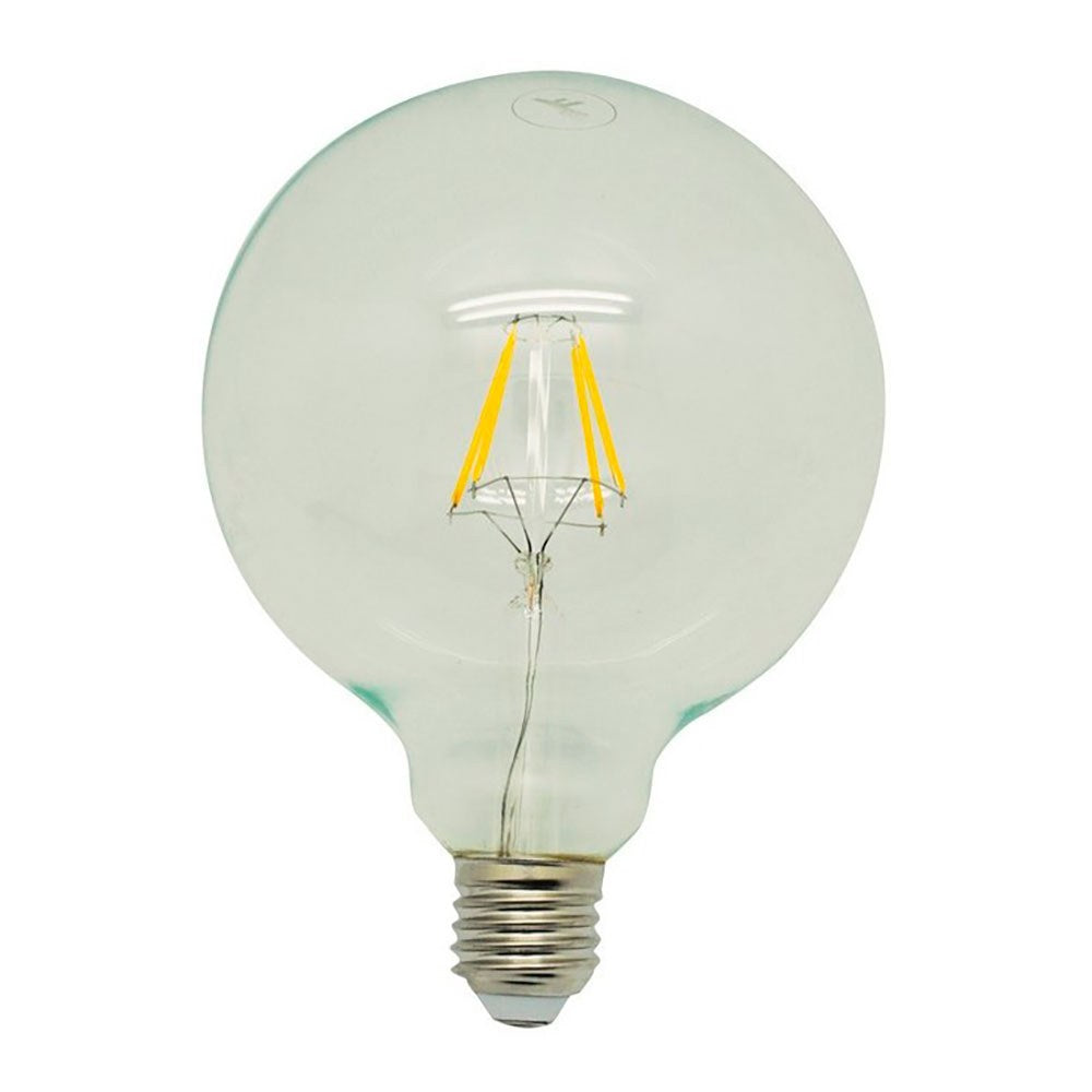LÃ¢mpada globo filamento led g125 e27, 4 w, 400 lm, 2700 k luz quente, Ã¸125 x 178 mm_0