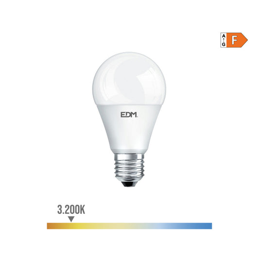 LÃ¢mpada standard led e27 10w 932lm 3200k luz quente Ã¸6x10,8cm edm_0