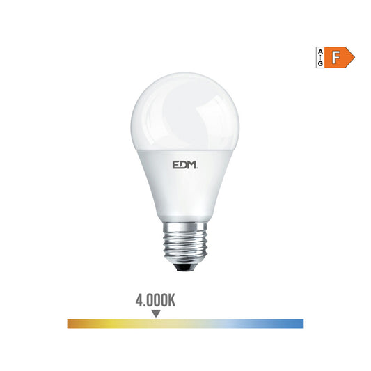LÃ¢mpada standard led e27 10w 932lm 4000k luz dia Ã¸6x10,8cm edm_0