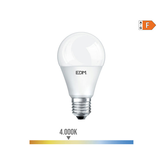 LÃ¢mpada de led standard e27 12w 1154lm 4000k luz do dia Ã¸6x11cm edm_0