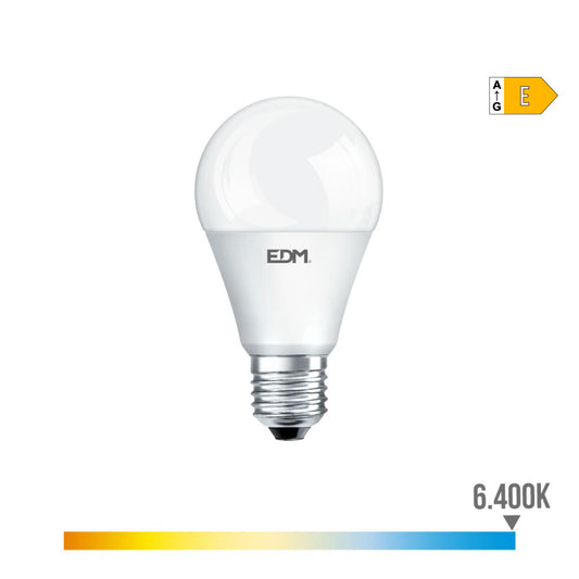 LÃ¢mpada standard led e27 17w 1900lm 6400k luz fria Ã¸6,5x12,5cm edm_0