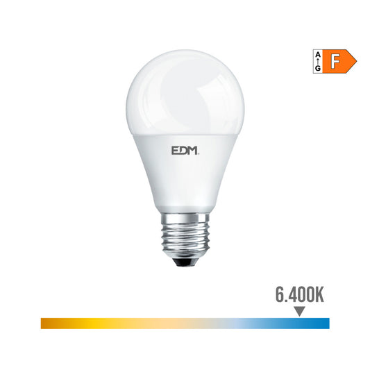 LÃ¢mpada standard led e27 7w 600lm 6400k luz fria Ã¸6x10,8cm edm_0