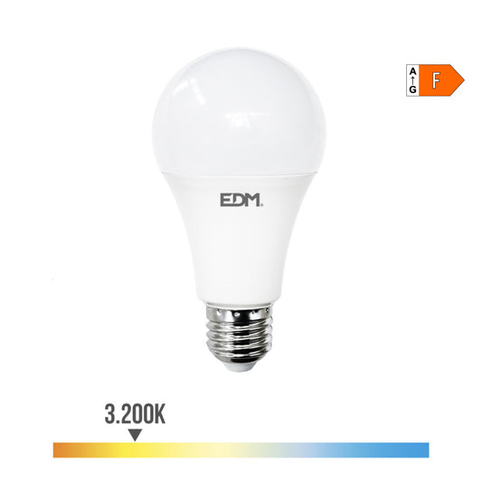 LÃ¢mpada standard led e27 24w 2600lm 3000k luz quente Ã¸7x13,6cm edm_0