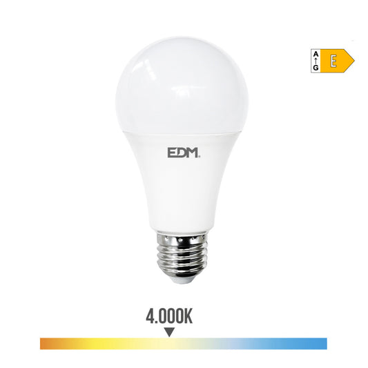 LlÃ¢mpada standard led e27 24w 2700lm 4000k luz do dia Ã¸7x13,6cm edm_0