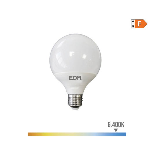 LÃ¢mpada globo led Ã¸95x141mm e27 10w 932lm 6400k luz fria edm_0