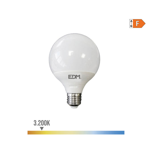 LÃ¢mpada globo led Ã¸125x160mm e27 15w 1521lm 3200k luz quente edm_0