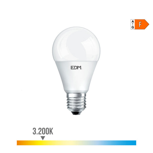 LÃ¢mpada standard led "12v" ac/dc e27 10w 1020lm 3200k luz quente Ã¸6x11cm edm_0