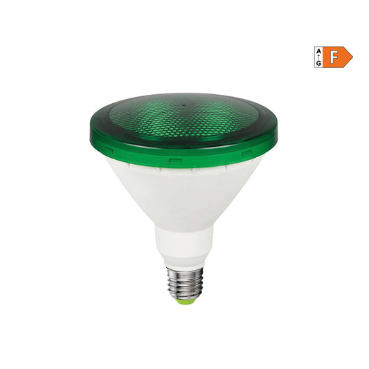 LÃ¢mpada led par38 e27 15w 1200lm luz verde ip64 Ã¸12x13,8cm edm_0