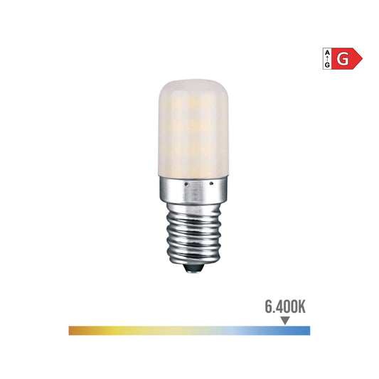 LÃ¢mpada tubular led e14 3w 250lm 6400k luz fria Ã¸1,8x5,2cm edm_0