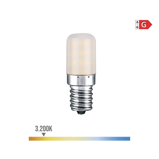 LÃ¢mpada tubular led e14 3w 250lm 3200k luz quente Ã¸1,8x5,2cm edm_0