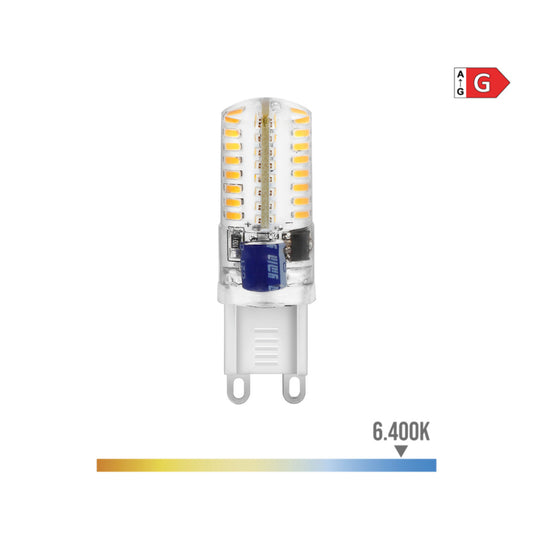 LÃ¢mpada led de silicone g9 2,5w 170lm 6400k luz fria Ã¸1,6x5cm edm_0