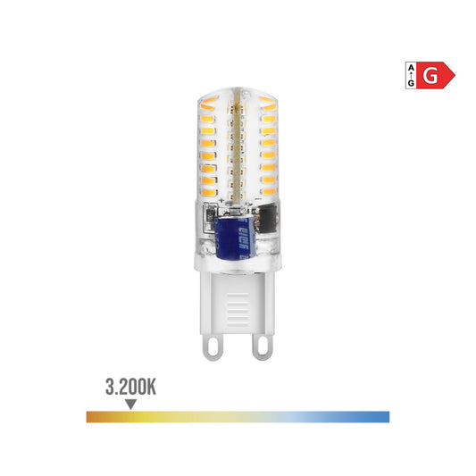 LÃ¢mpada led de silicone g9 2,5w 170lm 3200k luz quente Ã¸15x50mm edm_0