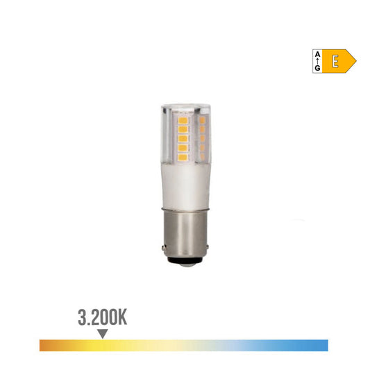 LÃ¢mpada baioneta led b15d 5,5w 650lm 3000k luz quente Ã¸18x57mm edm_0