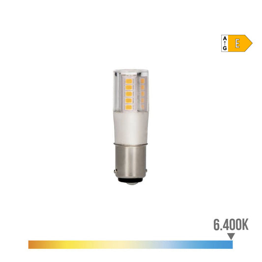 LÃ¢mpada baioneta led b15d 5,5w 700lm 6400k luz fria Ã¸17x57mm edm_0