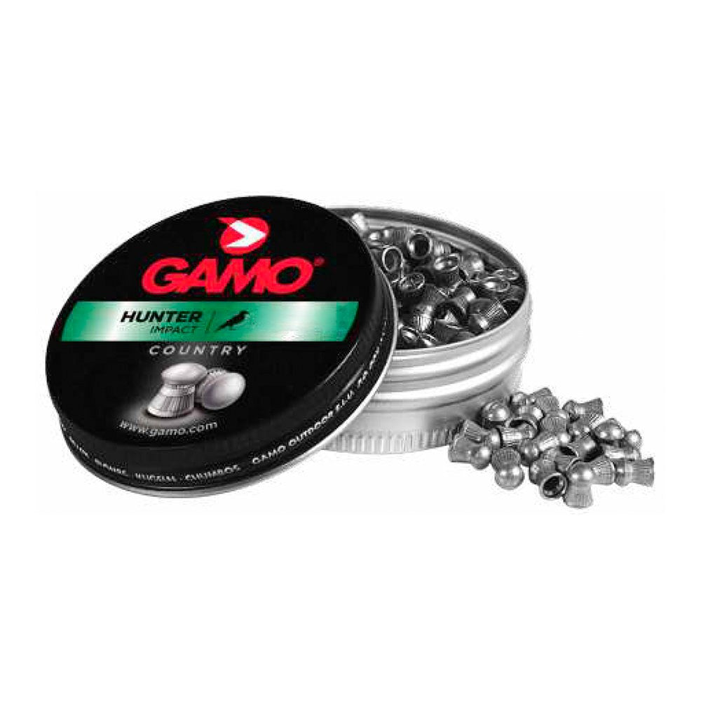 Chumbos hunter impact country calibre 4,5 mm (.177) 0,49 g (7,56 gr) 250 unidades_0
