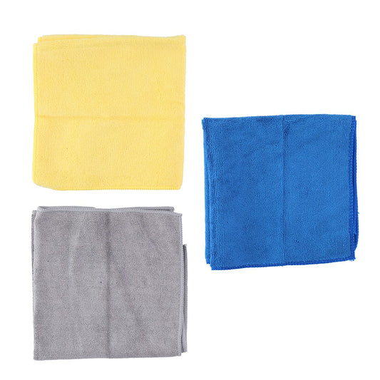 Pano de microfibra para limpeza de carros 35 x 35 cm, conjunto 3 unidades_0