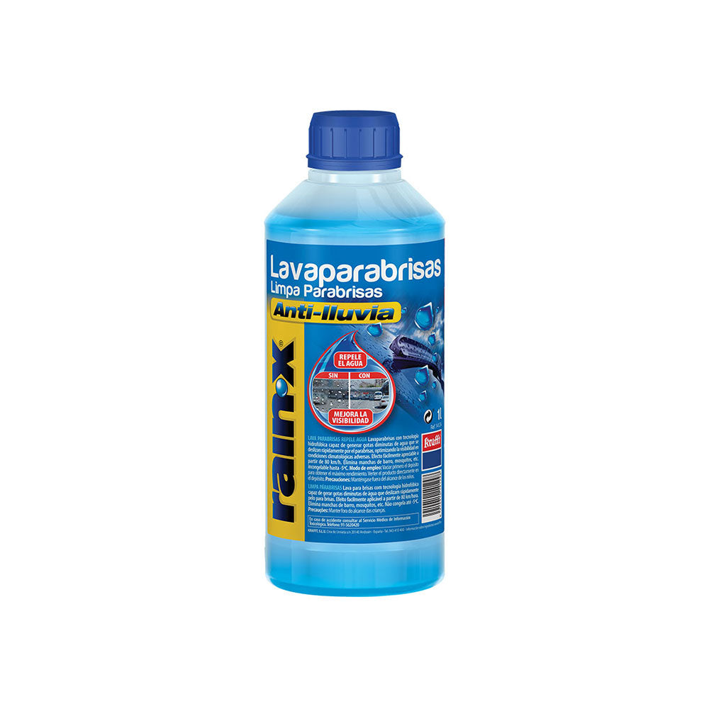 LÃ­quido limpa para-brisas antichuva 1l. rainx_0