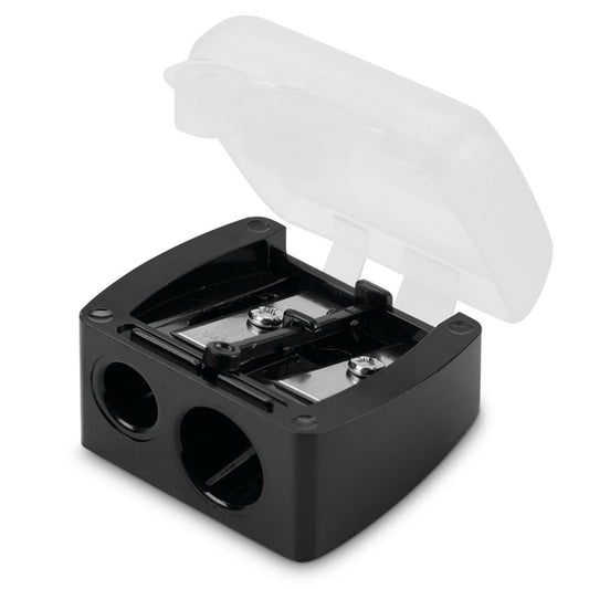 Afiador EUROSTIL / Preto / DOBLE SACAPUNTAS 8423029064259_0