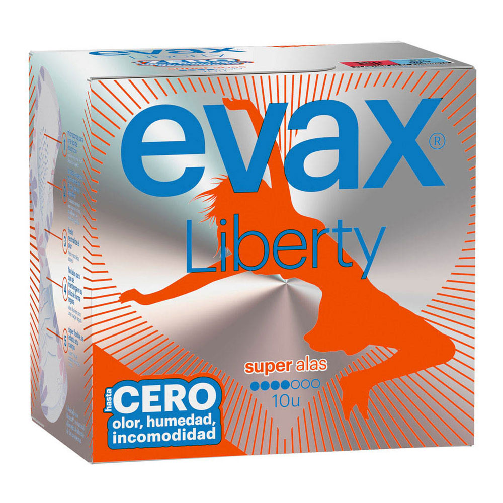 Evax liberty super asas 10 compressas_0